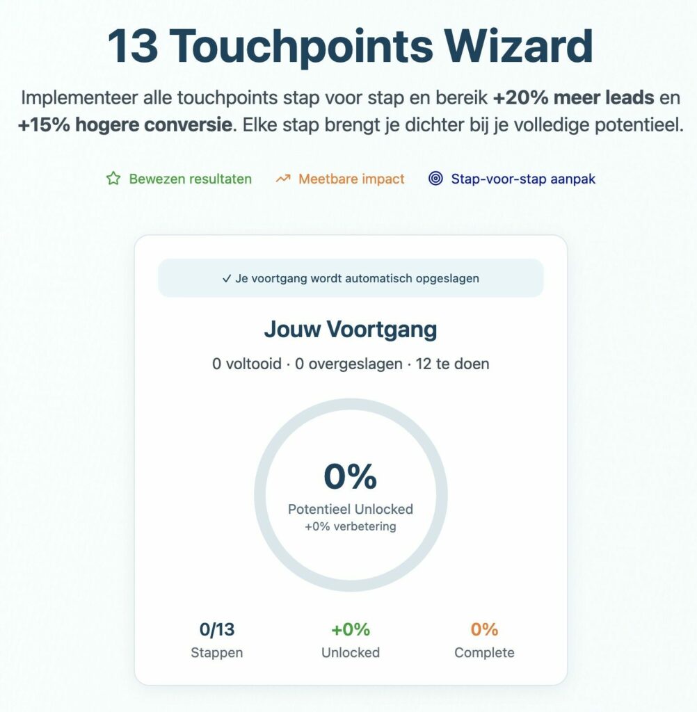 TouchPoint Wizard